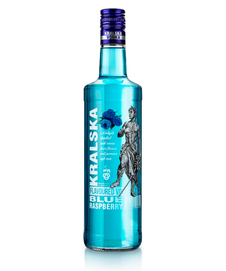 KRALSKA VODKA BLUE RASPBERRY - 700ml - 37.5%