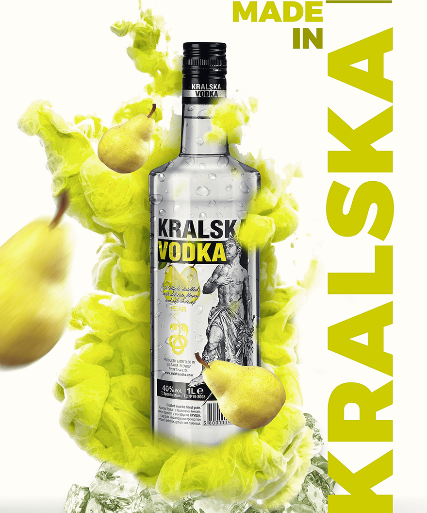 KRALSKA VODKA PEAR  - 1L - 40%