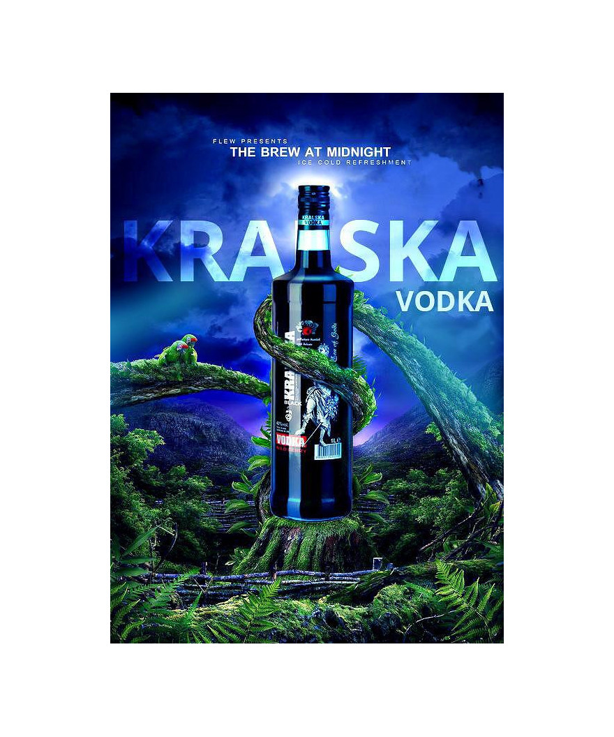 KRALSKA VODKA WILD BERRY- 1L - 40%