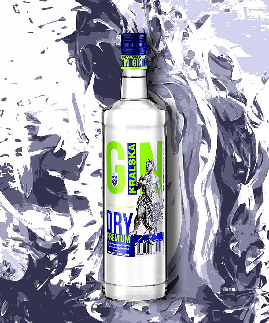 KRALSKA PREMIUM DRY GIN - 1L